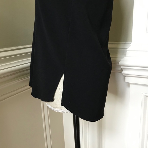 Anthropologie DREW Racerback Top Shirt Womens Small Black Sleeveless Rear Zipper - Picture 9 of 13
